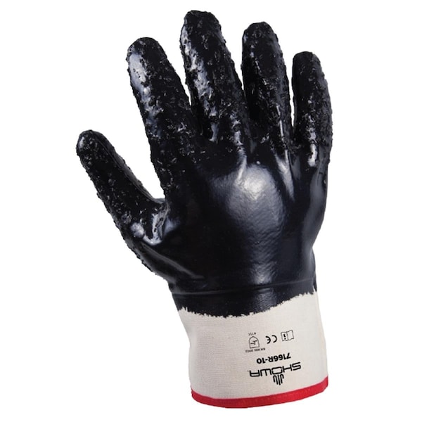 Mejor Guante Desechable Recubierto de Nitrilo - Guante con Recubrimiento Completo Talla 10, 10 Piezas - 845-7166R-10