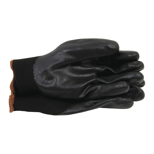Guantes recubiertos de nitrilo Blackcanyon Outfitters, cobertura de palma, negro, L, PR - 37150/L