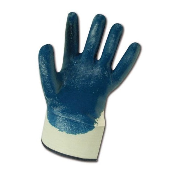 Guantes recubiertos de nitrilo Magid MultiMaster 1591P con puño de seguridad, M, 12 piezas - 1591P-M