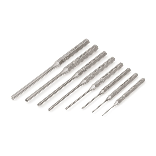 Tekton Roll Pin Punch Set, 8-Piece (1/16-1/4 in.) - PNC93001
