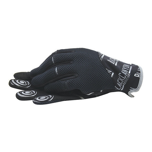 Guantes recubiertos de silicona para exteriores de Blackcanyon, cobertura de palma, negro, L, par - BHG603R
