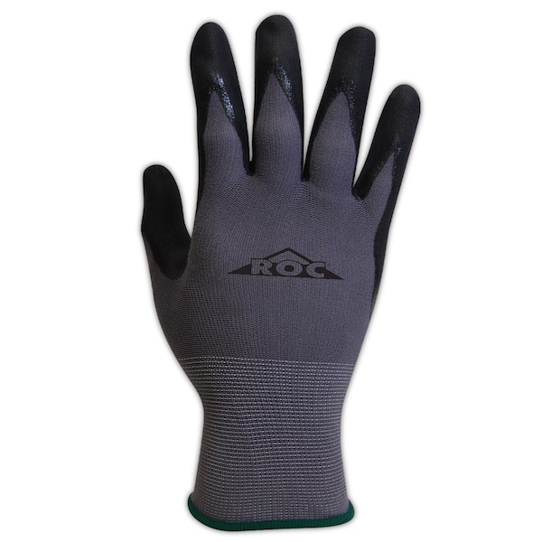 Guantes revestidos de palma de nitrilo Magid ROC GP100 MicroFoam, paquete de 12 - GP100-5