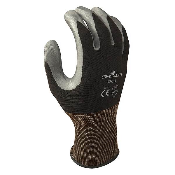 Guante recubierto Showa VF, negro/gris, L, 23PG80, par - 370BL-08-V