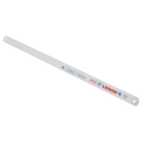 Lenox Hacksaw Blade, Length 12 in, Teeth per Inch 18, Bi-Metal, 10 Pack - 20144-V218HE