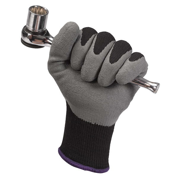 Guantes recubiertos de látex Kleenguard G40 (97270), negro y gris, tamaño pequeño (7), 1 par - 97270