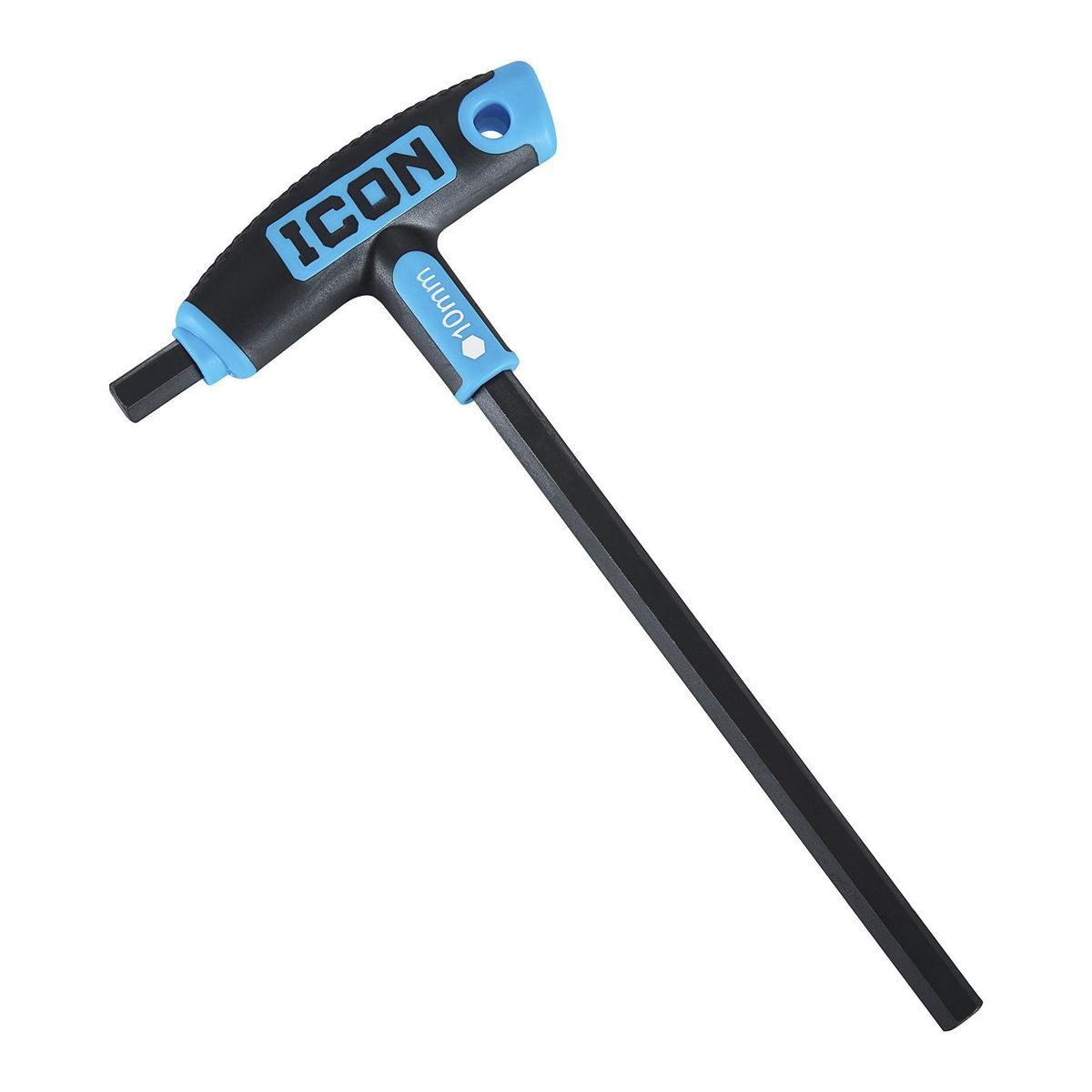 Juego de llaves hexagonales profesionales de alto par de torsión con mango en forma de T, marca Icon Metric, 8 piezas - 58698