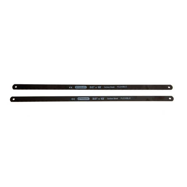 Stanley Hacksaw Blades, 12 In, 32 TPI, PK2 - 15-922A