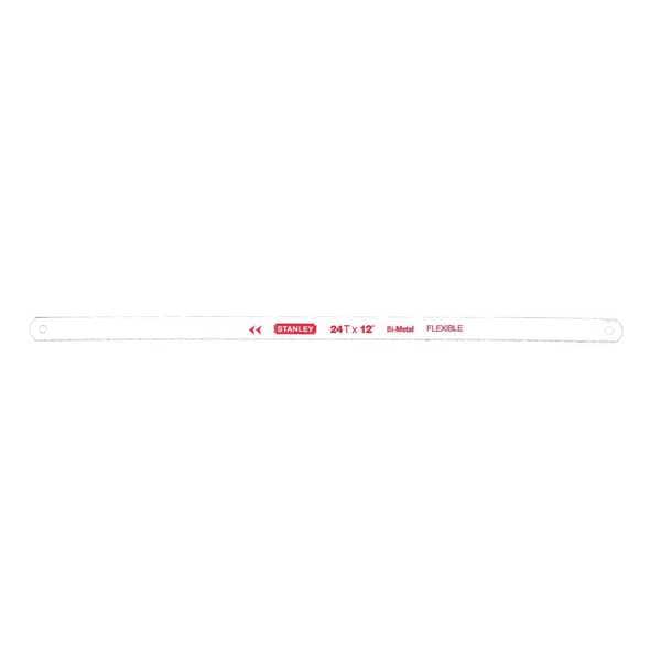Stanley Hacksaw Blade, 12 In, 24 TPI, Bi-metal - 15-631