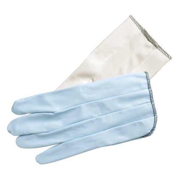 Guantes recubiertos de vinilo Mcr Safety, cobertura completa, blancos, talla L, paquete de 12 - 9870L.
