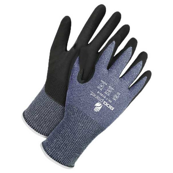 Bdg 15 Gauge Azul HPPE/Glass con Palma de NBR Net Zero, Tamaño X3L (12) - 99-1-8120-12