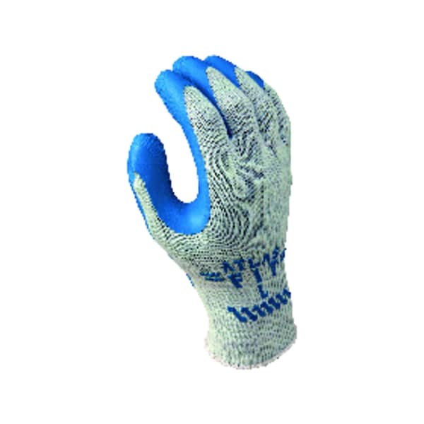 Guantes de trabajo recubiertos para interiores y exteriores Showa Atlas Fit Unisex Azul/Gris M 1 par - 300M-08.RT