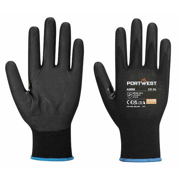 Portwest NPR15 Guante de Nitrilo con Espuma Táctil para Pantallas - A355K8R