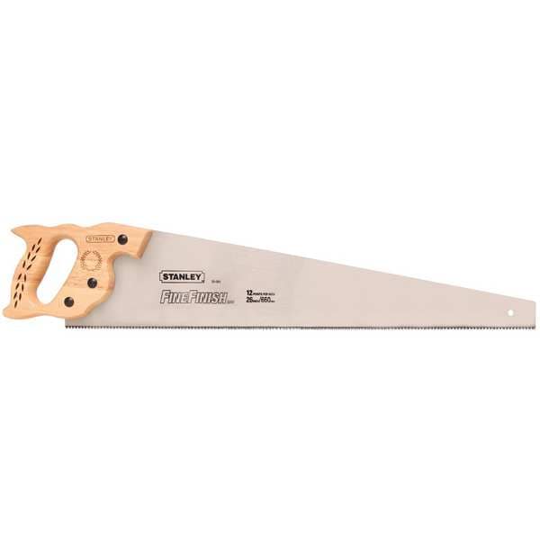 Stanley Hand Saw, 26 In. L, Wood Handle, 1 pc. - 20-065
