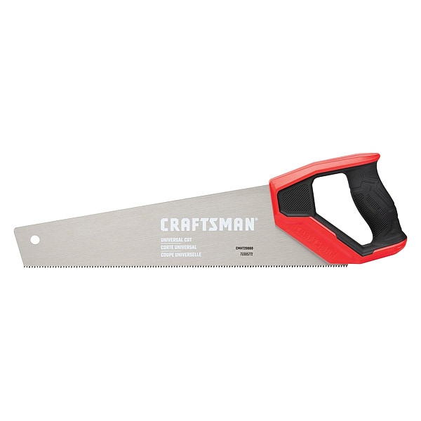 Craftsman Hand Saw, Steel Blade, 15" Blade Length - CMHT20880