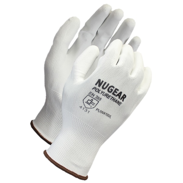 Nugear Blanco, Guante Recubierto de Poliuretano Talla: XL - PUW4100XL3