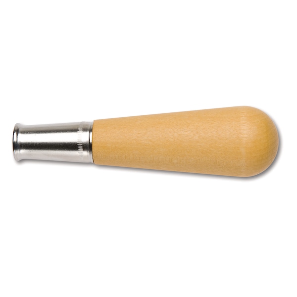 Crescent Nicholson 3-3/4" Metal Ferruled Wooden Handle Number 4 - 21511N