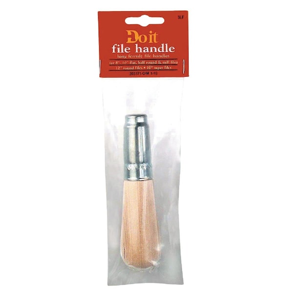 All-Source Long Ferrule 5 In. L Wood File Handle for 8 to 12 In. File - 303175