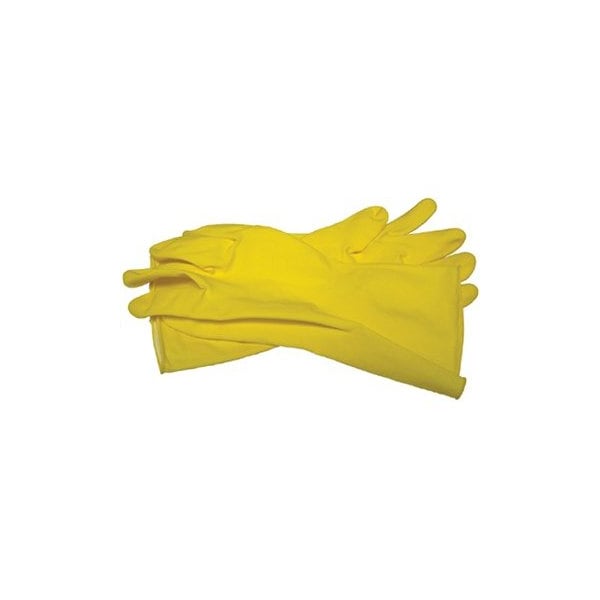Guantes de látex recubierto de 12" para hombre de la brocha, forrados con felpa, con borde festoneado, paquete de 12 - GLOVE-0956X
