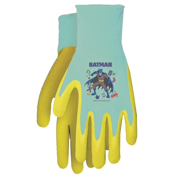 Guantes de jardinería para niños al aire libre de Warner Bros en negro/amarillo de MidWest Quality Gloves - Juvenil 1 par