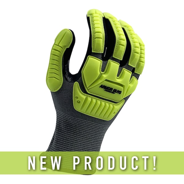Guantes PK Kyorene Pro 18g con forro de grafeno y recubrimiento de palma de nitrilo con microespuma HCT negra (XXL) - 00-897 (XXL)