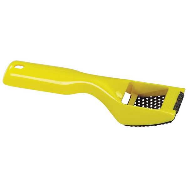 Stanley Surform® Shaver, Length 7 1/4 in, Standard Cut Blade, Yellow - 21-115
