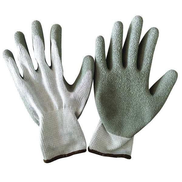 Guantes recubiertos de látex natural Condor, cobertura en la palma, color gris, XL, PR - 48UN83