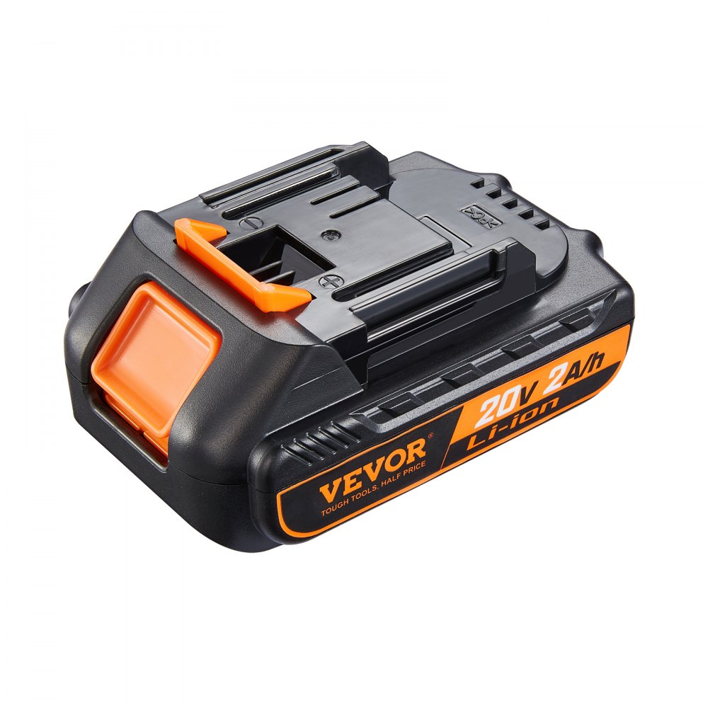 VEVOR 20V 2.0Ah Lithium-Ion Battery - High-Capacity Replacement Battery Pack for Power Tools Batteries, Compatible with 20V Cordless Power Tools - 20VDCB20AHZCLVSHBV9