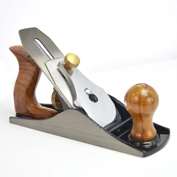 Big Horn 9-Inch Adjustable Smoothing Bench Jack Plane No. 4 with 2 Inch Cutter - 19316