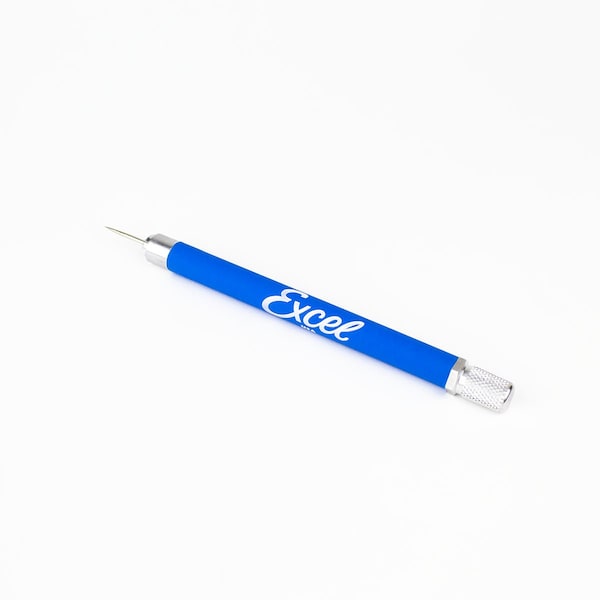 Excel Blades Soft Grip On Needle Point Awl with 0.058" Tip, Air Release Tool 12pk - 30614
