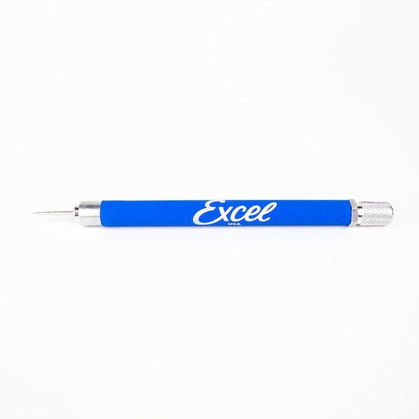 Excel Blades Soft Grip On Needle Point Awl with 0.058" Tip, Air Release Tool 12pk - 30614
