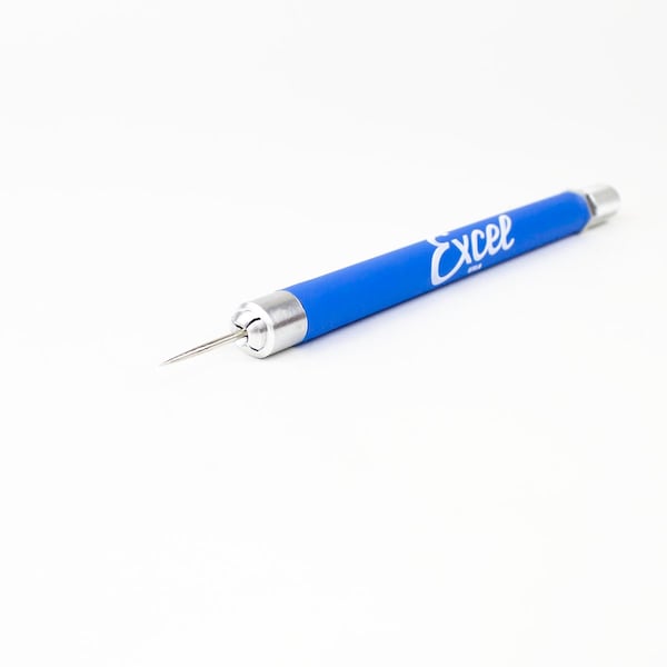 Excel Blades Soft Grip On Needle Point Awl with 0.058" Tip, Air Release Tool 12pk - 30614