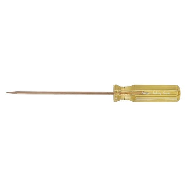 Ampco Safety Tools Scratch Awl, 7-1/4in L, 3/16in dia., Yellow - A-1