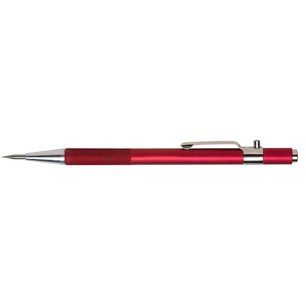 Excel Blades Retractable Scribe with 0.090" Tip, Awl Tool, Pen Weeder, Red, 12pk. - 16050