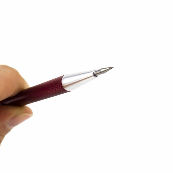 Excel Blades Retractable Scribe with 0.090" Tip, Awl Tool, Pen Weeder, Red, 12pk. - 16050
