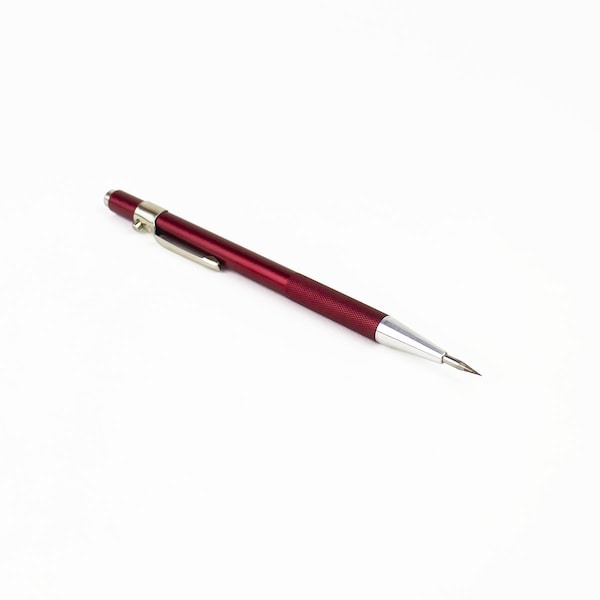 Excel Blades Retractable Scribe with 0.090" Tip, Awl Tool, Pen Weeder, Red, 12pk. - 16050