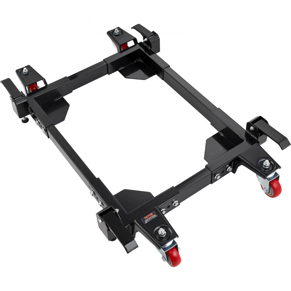 VEVOR Mobile Base, 1500 lbs Capacity, Adjustable from 20.7" x 23.7" to 28" x 33.5", Heavy Duty Universal Mobile Base Stand with 4 Swivel Wheels, for Woodworking Equipment, Bandsaw, Power Tool, Machine - YDDZ1500LBS2MQ7RQV0