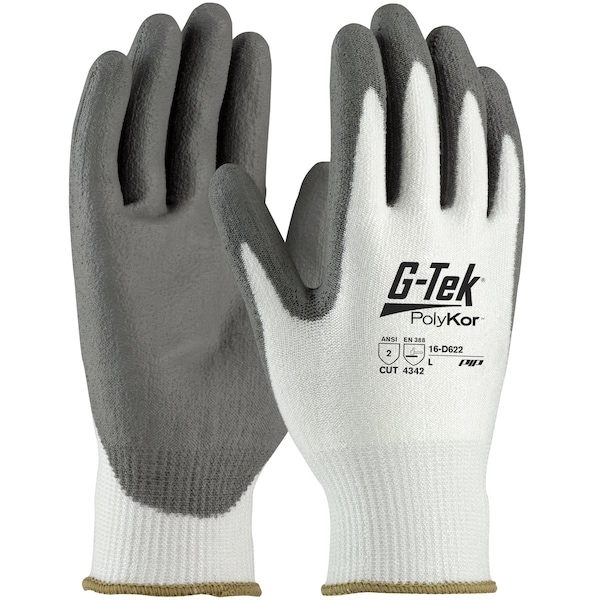 Guante recubierto con Polykor G-Tek, corte ANSI A2, tamaño XL, PR - 16-D622V/XL.