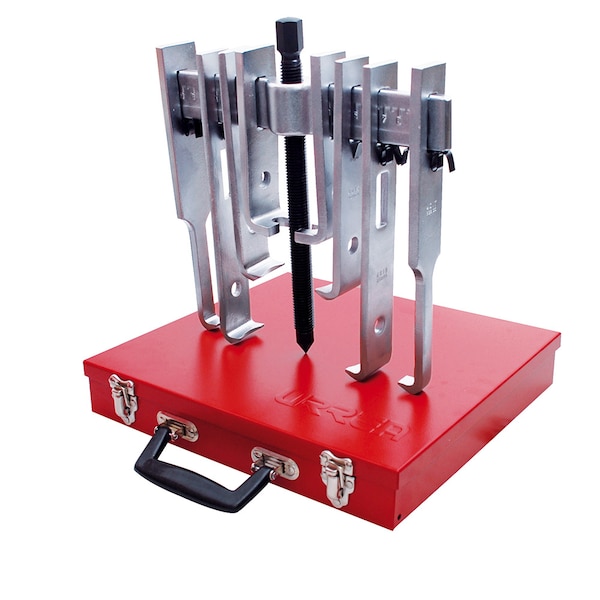 Urrea 6 ton straight jaw puller set 14PC with metal box - 4212SJB