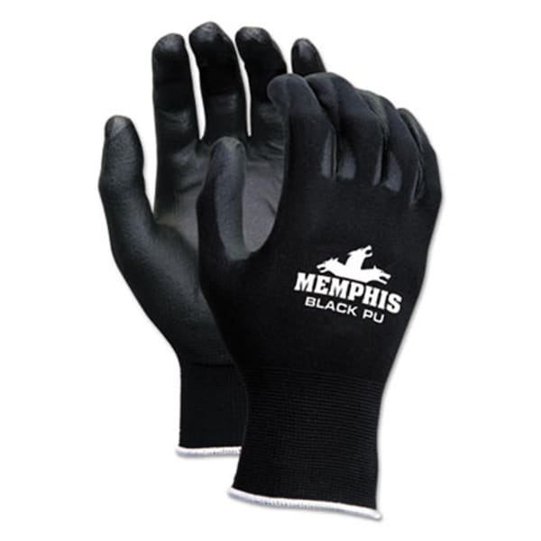 Guantes de trabajo recubiertos de PU para economía CR Eat-In - Negro - Extra pequeños - EA3751560