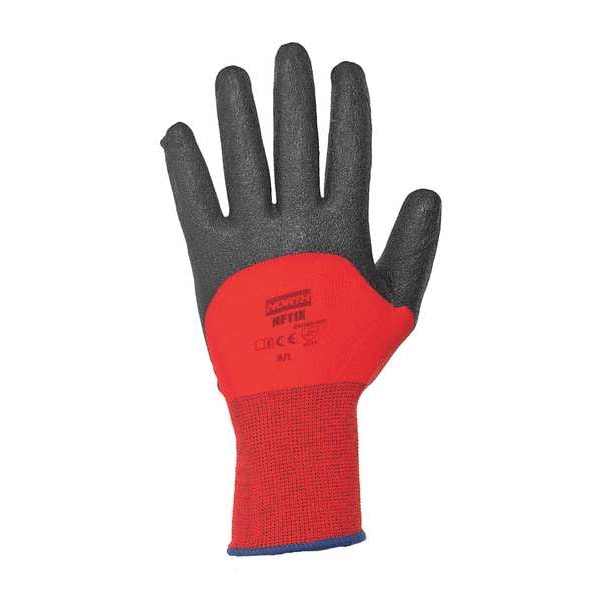 Guante Honeywell North Rojo de Nyl 3/4 con Espuma de PVC, Talla 6Xs - NF11X/6XS.
