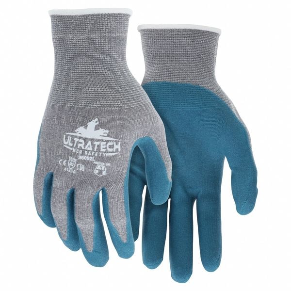 Guantes recubiertos Mcr Safety, Tejidos, Talla 2XL/11, Paquete de 12 - 96092XXL
