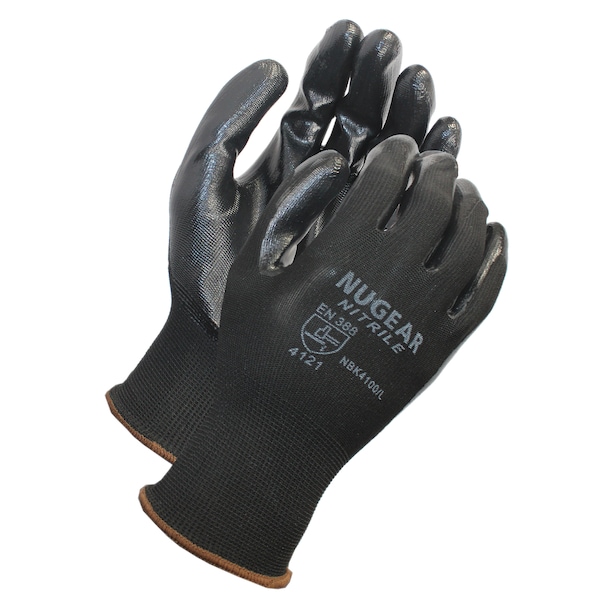 Guante recubierto de nitrilo negro Nugear, XL - NBK4100XL1