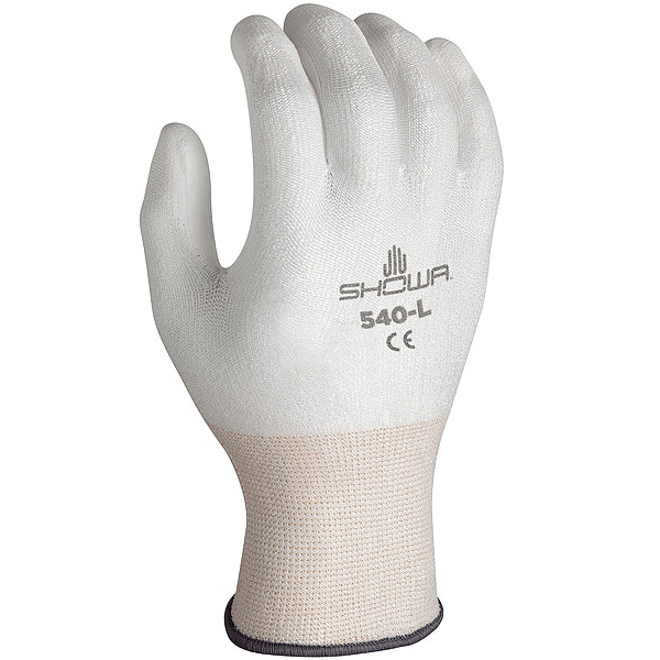 Showa VF, Guantes Recubiertos, Blanco, XL, 43FH33, PR - 540XL-V
