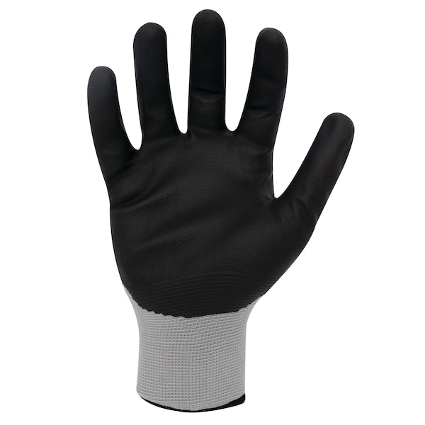 Guantes de trabajo multipropósito con palma de nitrilo y espuma sin costuras en gris, tamaño extra grande - SFN-06-011