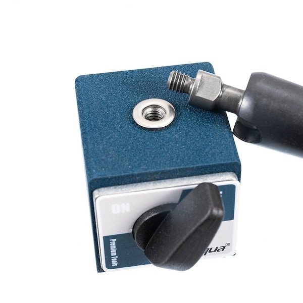 H & H Industrial Products Dasqua 176 lbs. Power Pull 275mm Arm Length Magnetic Base - 7121-0025