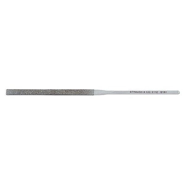 Strauss Needle File, Swiss, Equalling, 5-1/2 In. L - NF2112D181