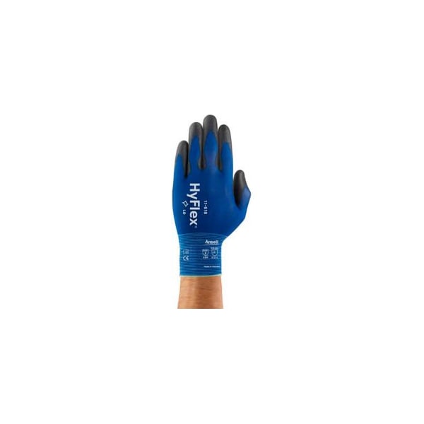 Guantes recubiertos de poliuretano, ligeros y de peso ligero Ansell HyFlex, Ansell 11618, Talla 10, 1 par - ¿288601¿