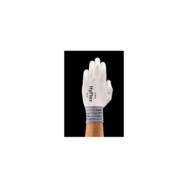 Guantes recubiertos de poliuretano Ansell HyFlex Lite, ANSELL 1160010, blanco, talla 10, 1 par - ¿286205¿