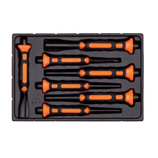 Bahco Bahco Bahco Soft Grip Pin Punch Set, 7 pcs. - 3734BMS/7