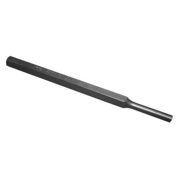 Mayhew Select Pin Punch, 5-3/4in L, 1/4in Tip, Steel - 71005